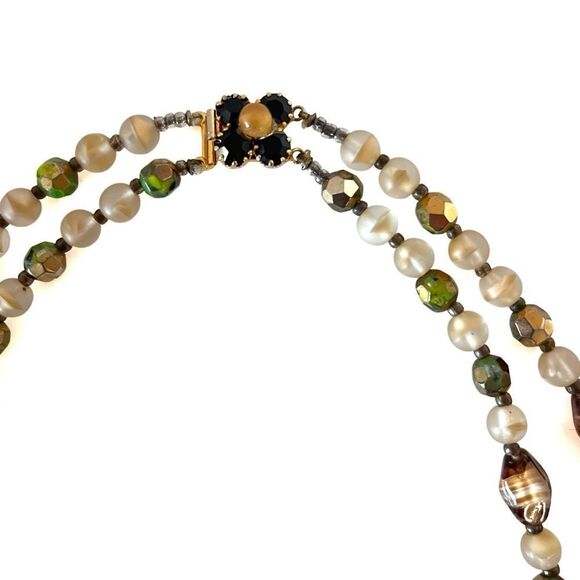 Vintage Austrian Crystal Beaded Necklace - Picture 4 of 4